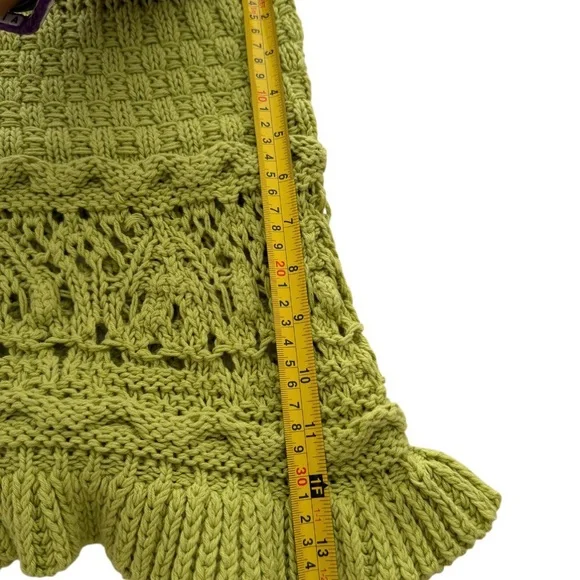 Top ZARA Tank Top 100% Cotton Sleeveless Size M EUC - Picture 6 of 9